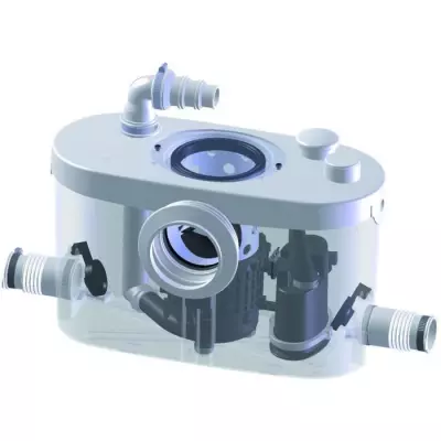 Broyeur SANIPRO XR UP 400W silencieux - WC + douche + lavabo + bidet