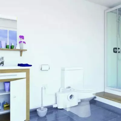 Broyeur SANIPRO XR UP 400W silencieux - WC + douche + lavabo + bidet
