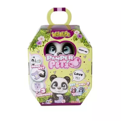 Figurine Smoby - Panda à adopter avec accessoires - Articulé et interactif