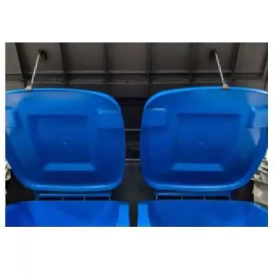Coffre de rangement extérieur en résine 880L Noir - Spacieuse malle de jardin