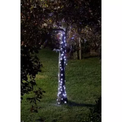 Guirlande solaire d'extérieur SMARDTV - Luciole 100 Leds blanc froid - 11.9m