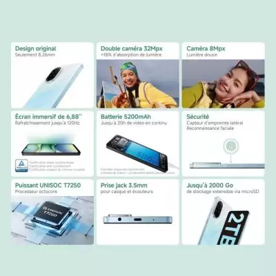 Xiaomi - Redmi A5 - 64 Go - Noir