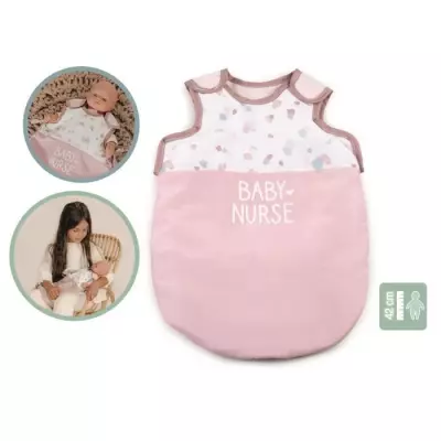 Smoby Baby Nurse Turbulette pour poupons jusqu'à 42cm - Porte-bébé ajustable