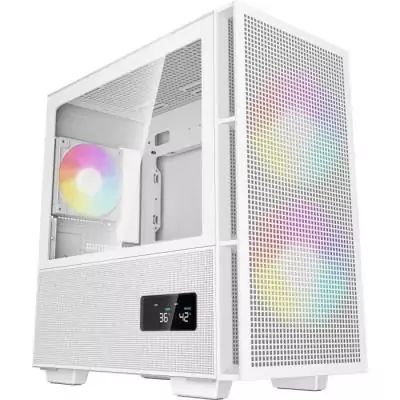 Boitier PC - DEEPCOOL - CH360 Digital - Sans alimentation - Mini tour - Format M-ATX - Blanc