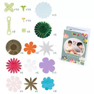 Smoby - Set création fleurs décoratives - 200 accessoires