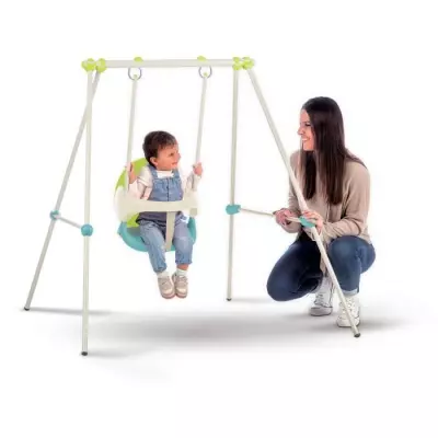 Portique métal pour bébé - Hauteur 120 cm - Sécurité maximale
