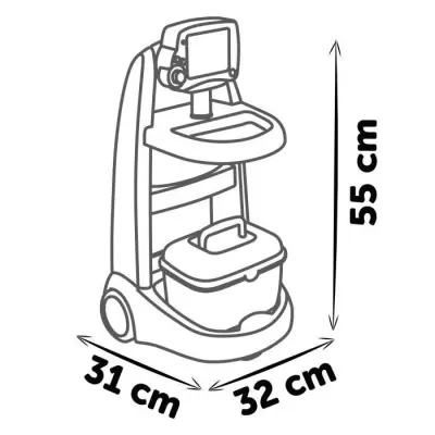 Chariot médical électronique Smoby pour les petits dès 3 ans