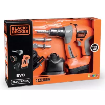 Etabli Smoby BLACK+DECKER EVO Electronique - Dimensions compactes