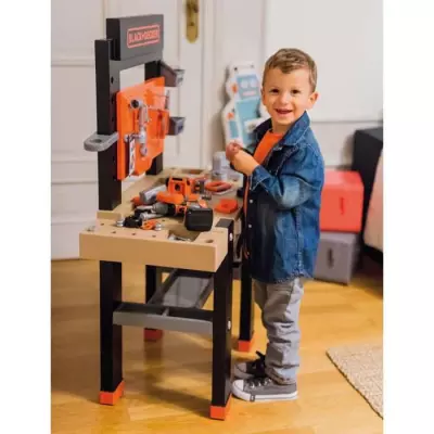Atelier de jeu pour enfants Smoby BLACK+DECKER - Fabriqué en France