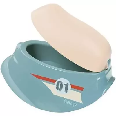 Porteur Scooter Smoby Bleu - Made in France - Pour Bébé de 18 mois