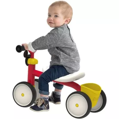 Porteur 1er âge Mickey en métal - Rookie - Rouge