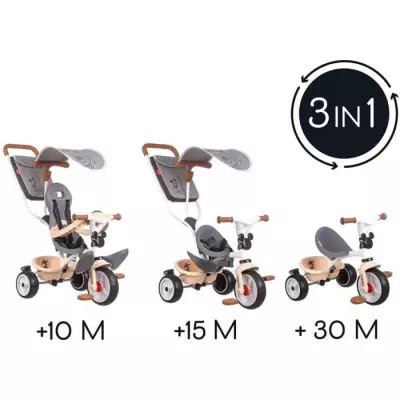 Tricycle Mickey évolutif enfant - 3 roues multicolore