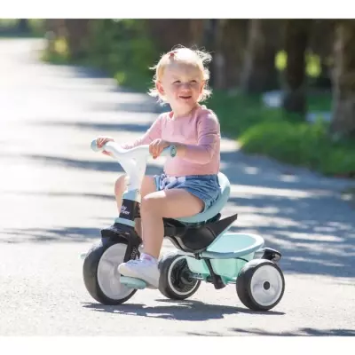Tricycle évolutif SMOBY Baby Driver Plus - BleuFun & Pratique: Tricycle Enfant 