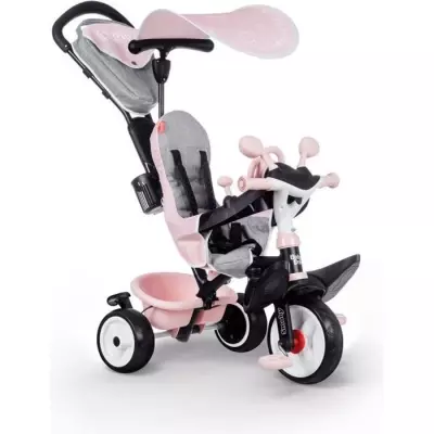 Tricycle évolutif Smoby Baby Driver Plus Rose - Fun et pratique
