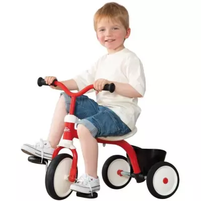 Tricycle Smoby Rookie - Cadre et guidon métal - Confortable et robuste