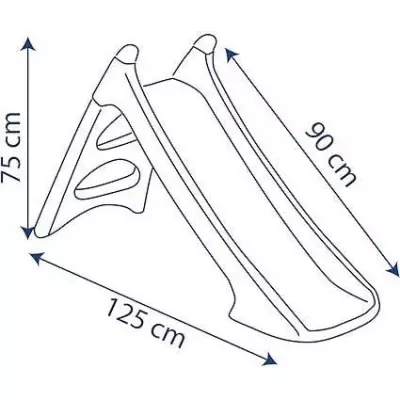 Toboggan XS Pat' Patrouille - Glisse 90cm - Fabriqué en France