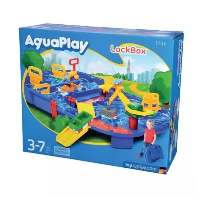 Parcours d'eau interactif Smoby - Aquaplay Lock Box - 25 accessoires