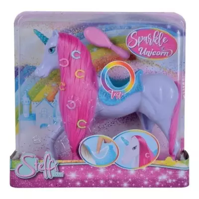 Découvrez la Licorne Lumineuse STEFFI LOVE - Poupée magique
