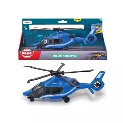 Hélicoptère Gendarmerie Airbus 23cm - Dickie - Bleu - Roues Libres - Mixte