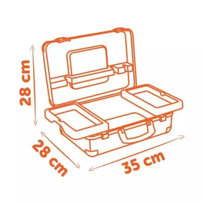 Boîte à outils B+D BRICOLO BOX - Compacte et pratique