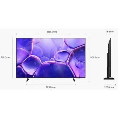 Samsung TU58U8075FUXXC - TV LED 58 (147 cm) - 4K UHD 3840x2160 - HDR10+ - Smart TV - Gaming Hub - 3xHDMI - WiFi