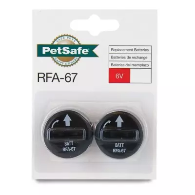 Lot de 2 Piles RFA-67 (6V) pour Collier de Dressage, Anti-Aboiements et Anti-Fugue