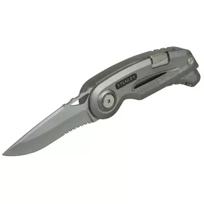 Couteau de poche multi-lames Quickslide STANLEY - Outil compact et polyvalent