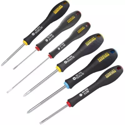 Ensemble de 6 Tournevis de Précision - STANLEY FATMAX - Made in France