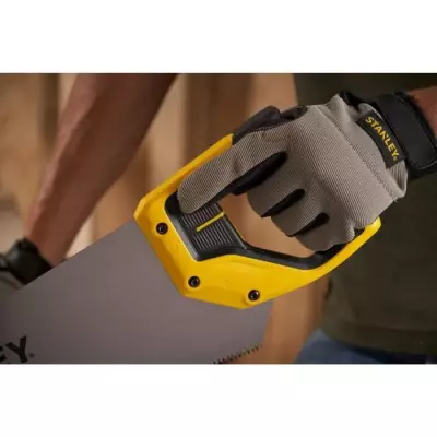 Scie Égoïne STANLEY 500 mm - Jetcut Coupe Fine, Fabriqué en France