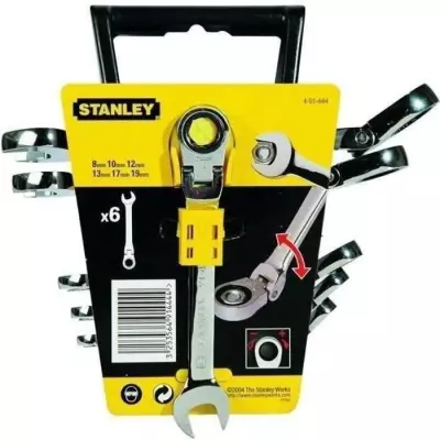 Clé mixte à cliquet STANLEY - Set de 6 pièces