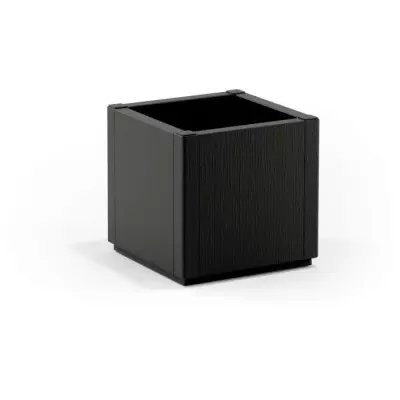 Bac à fleur ETHICA Graphite Carré - Design Moderne 