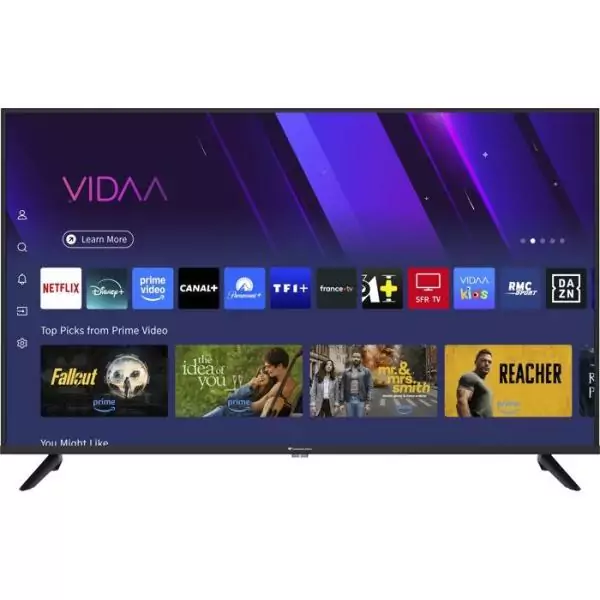 CONTINENTAL EDISON - CELED43SVQLD26B7 - TV LED UHD QLED 43“ (110 cm) - 3xHDMI, 2xUSB - Noir