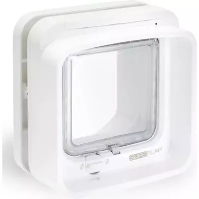 Chatière à puce électronique DualScan - Blanc - 142 mm x 120 mm