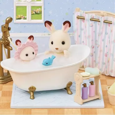 Ensemble baignoire et douche SYLVANIAN FAMILIES - 5739
