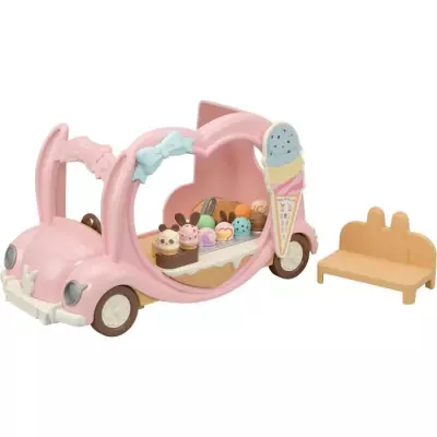Le marchand de glace ambulant - SYLVANIAN FAMILIES - 5651 - Rose