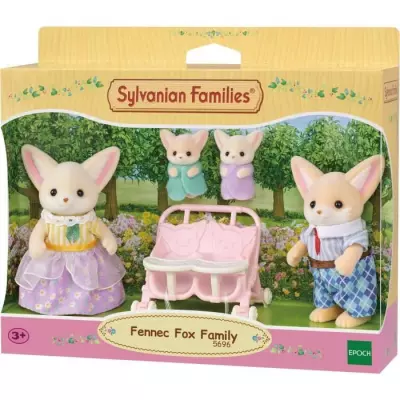 Poupée SYLVANIAN FAMILIES Famille Fennec - Articulée et habillée