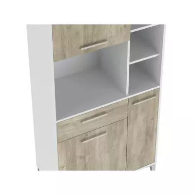 Buffet de cuisine 80cm chêne - Compact et pratique