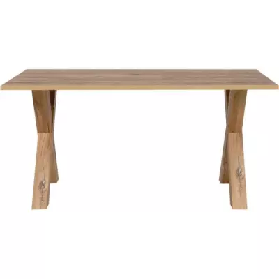 Table à manger MANZANO - Chêne Flagstaff - 8 pers. - L160 x H75 x P90 cm