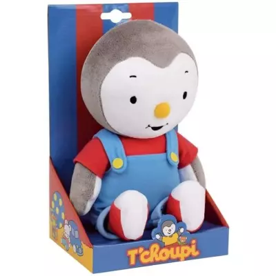 Peluche T'choupi JEMINI - Environ 30 cm - Polyester - Mixte - Doux et adorable