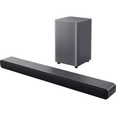 Barre de son TCL S55H Dolby Atmos 2.1 avec caisson de basses sans fil - Noir
