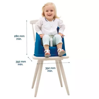 Rehausseur De Chaise YOUPLA Bleu Océan - Compact & Léger