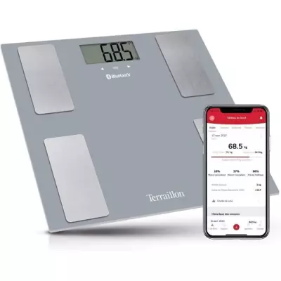 Pèse-personne Terraillon SMART CONNECT - Balance connectée innovante