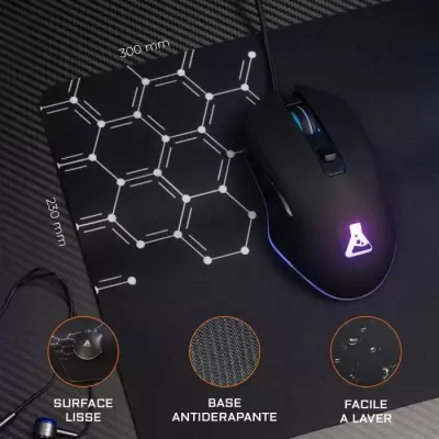 Pack Gamer 3 en 1 - The G-Lab - COMBO HELIUM - Ensemble Clavier Souris
