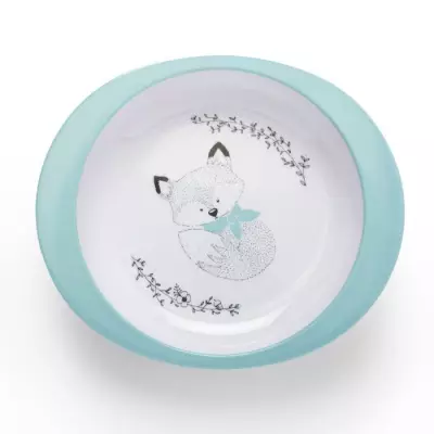 Ensemble repas en mélamine pour bébé - Forêt