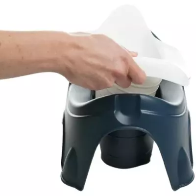 Pot ThermoBaby Ideo Bleu avec écuelle amovible et robuste