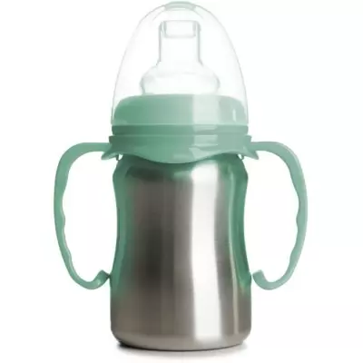 Tasse d'apprentissage inox 180 ml - Vert Cactus