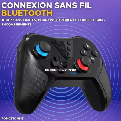 Manette Switch G-Lab K-PAD HELIUM Sans fil Nintendo Switch - Noir