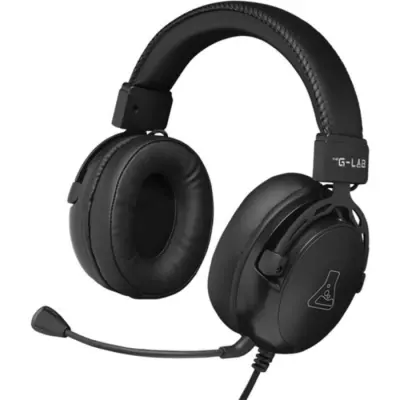 Casque Gamer Filaire THE G-LAB KORP TITANIUM - Noir 