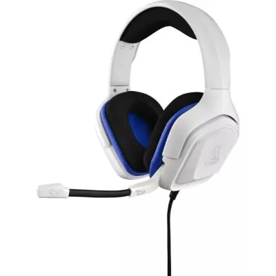 Casque Gamer Filaire The G-Lab KORP COBALT Blanc - Microphone PC/PS4/Xbox One