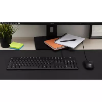Clavier BLUESTORK - MEDIA OFFICE - Filaire - Noir